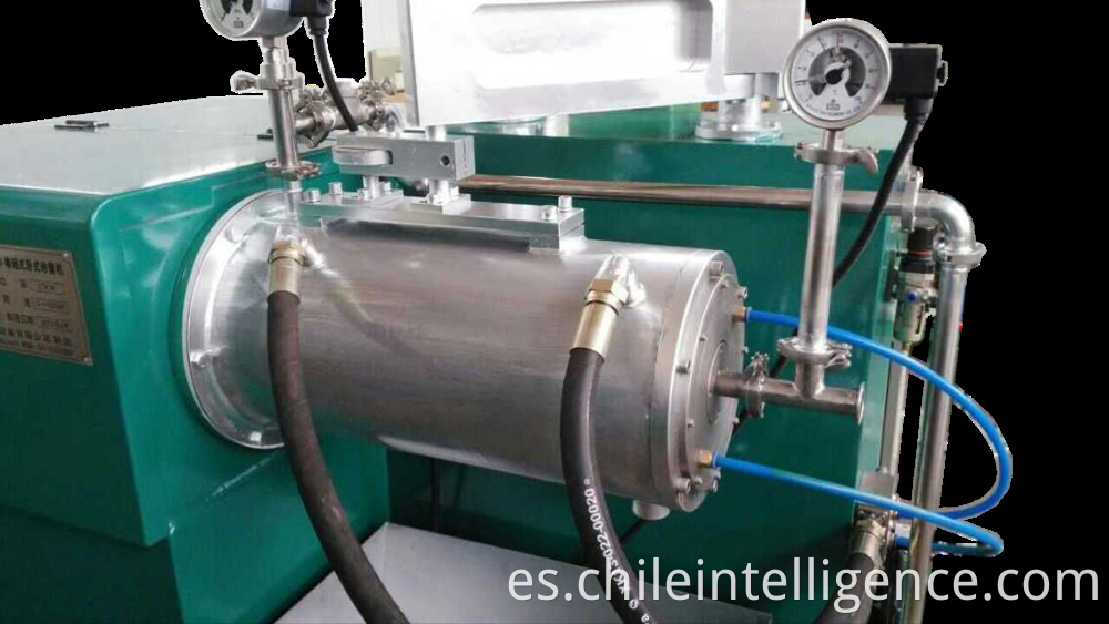 Molino de bolas horizontal para pintura de alta viscosidad Equipo de molienda de máquina de molino de arena